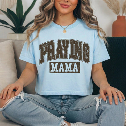 praying mama screen print transfer•