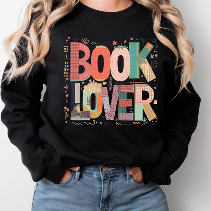 book lover clear film screen print