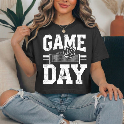 volleyball game day screen print transfer•