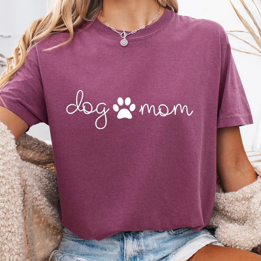 dog mom screen print transfer