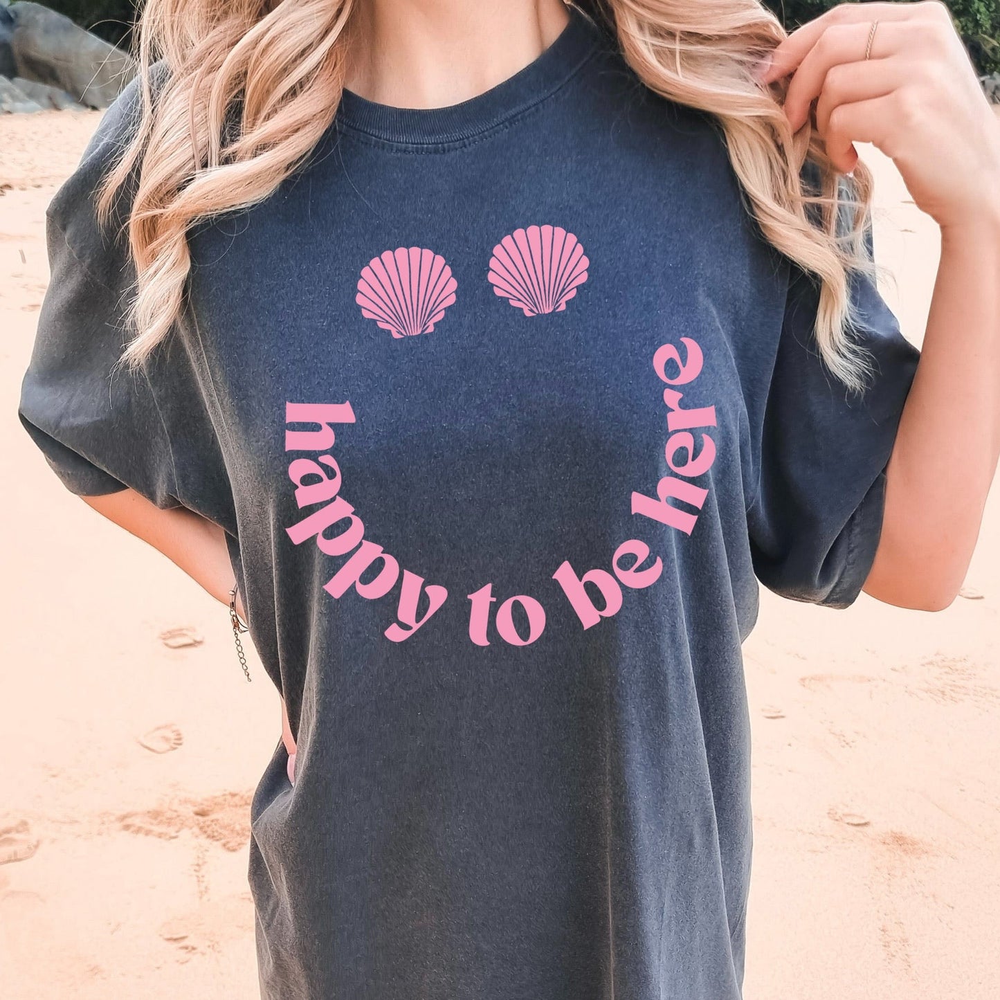 happy to be here screen print transfer•