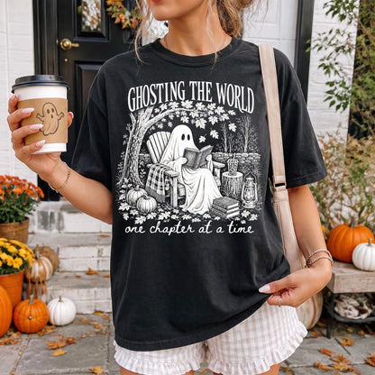 ghosting the world one chapter at a time screen print transfer