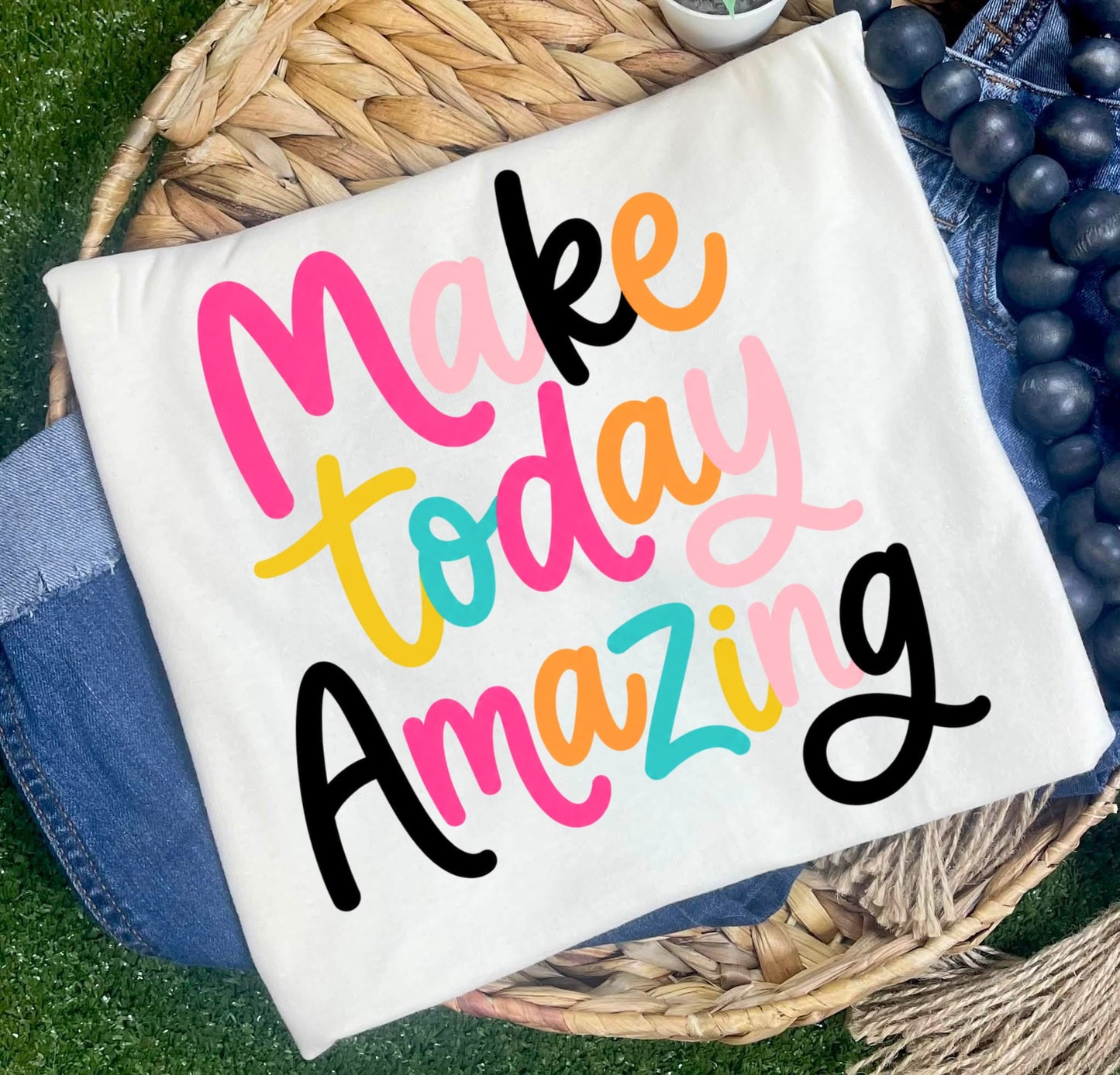 make today amazing clear film screen print