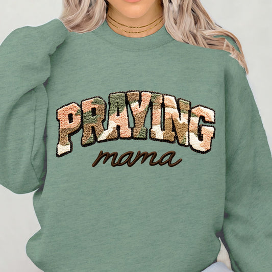 Praying Mama clear film screen print