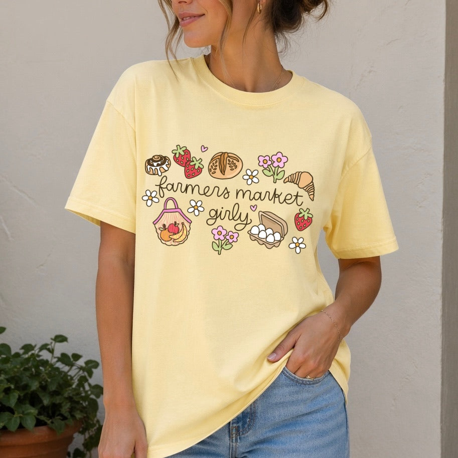 PRE-ORDER farmers market girly DTF 7-10 biz day turnaround