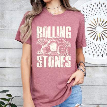 rolling stones screen print transfer •