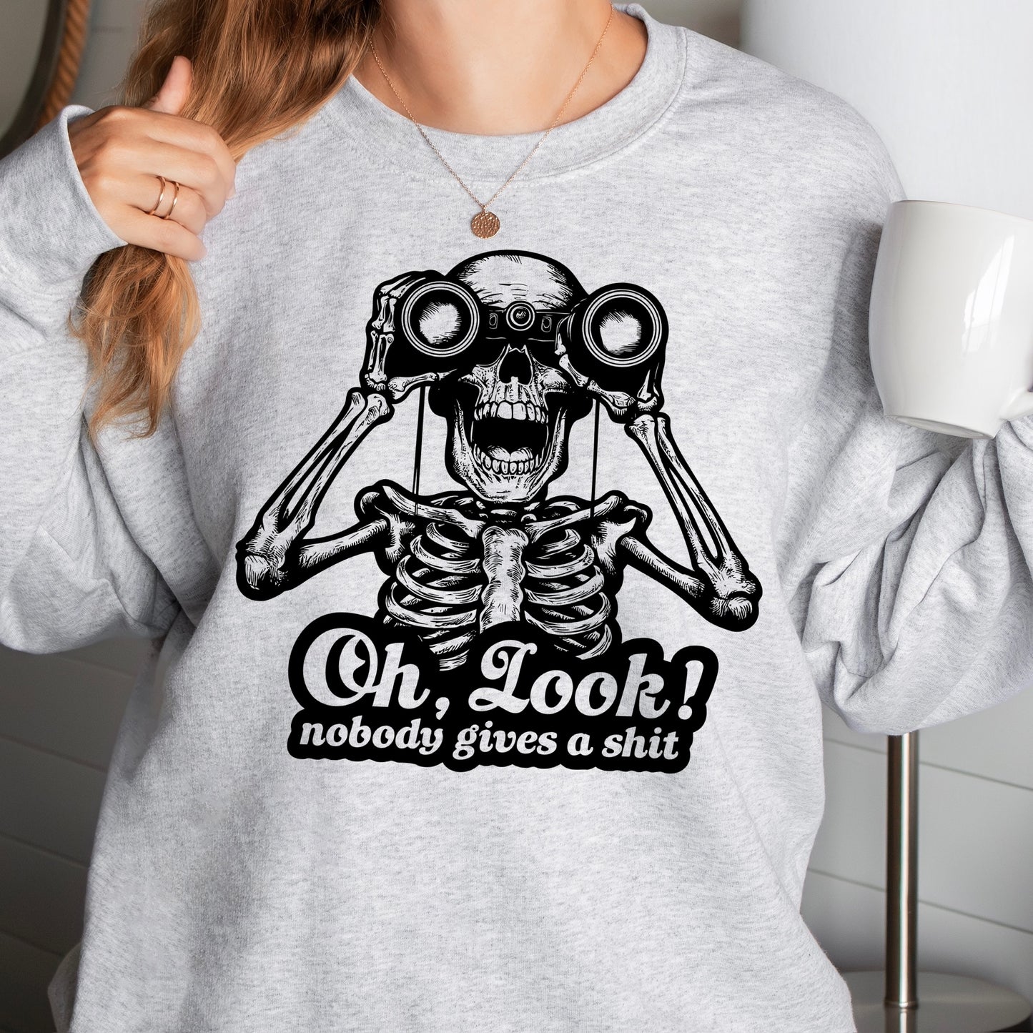 oh look nobody gives a shit screen print transfer