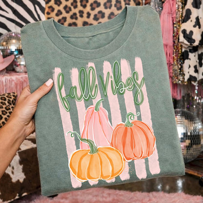 fall vibes clear film screen print