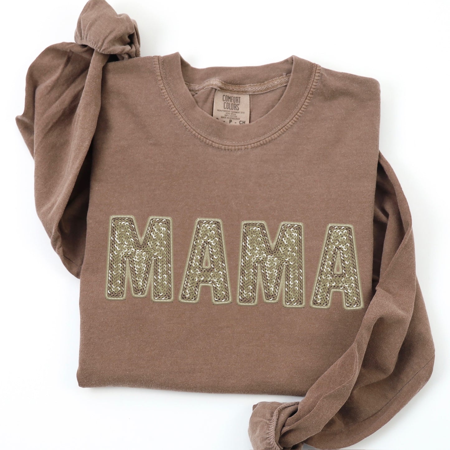 faux sequins mama clear film transfer