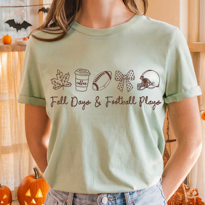 fall days & football plays screen print transfer•