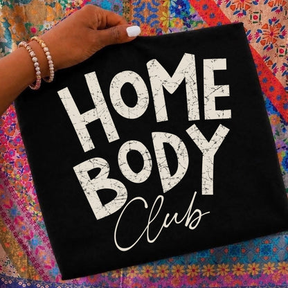 homebody club screen print transfer•