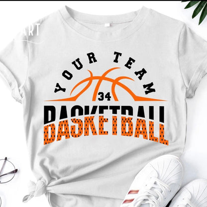 semi-custom BASKETBALL mascot (design set up only)