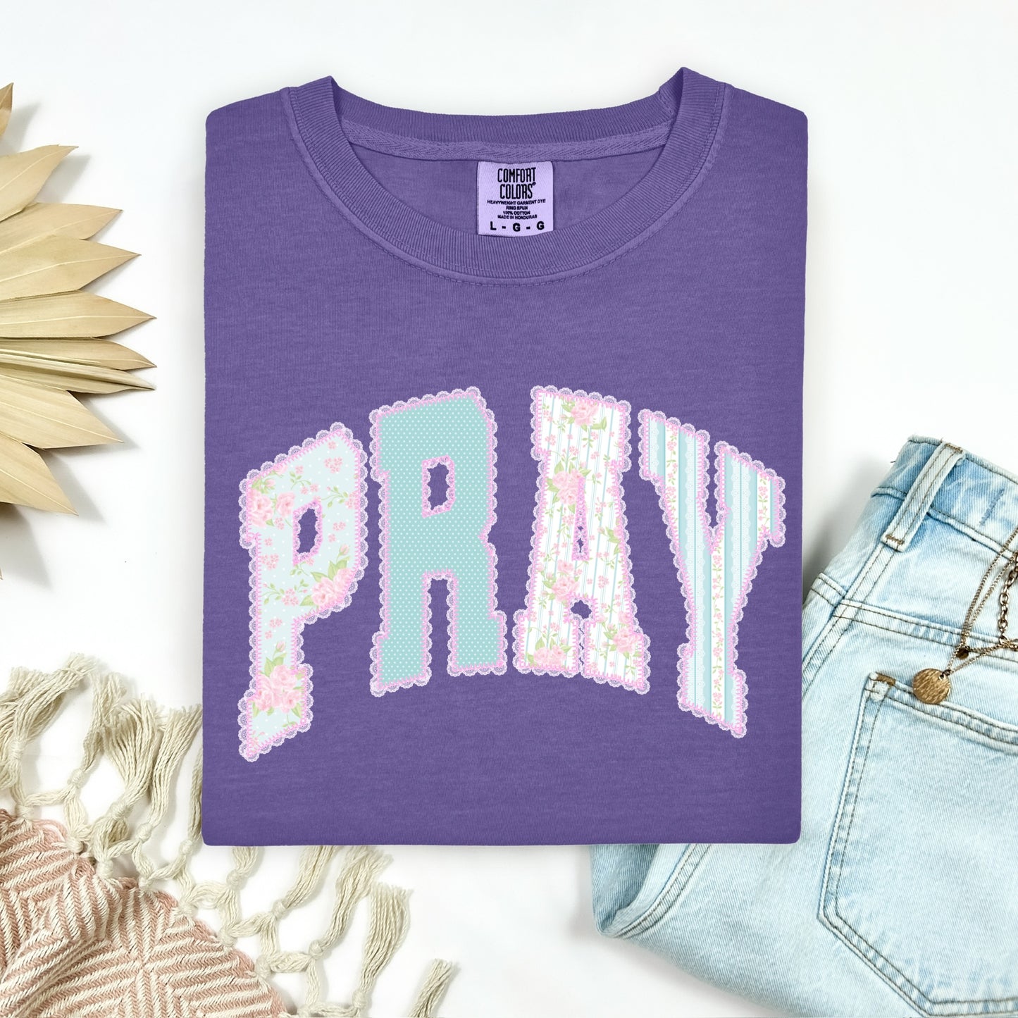 PRE-ORDER Pray lace DTF 7-10 biz day tat