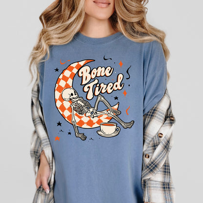 Bone Tired clear film transfer