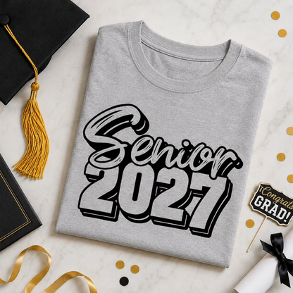 Senior 2027 screen print transfer•