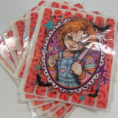 READY TO SHIP dtf PREPPY HORROR gang sheet pre-cut
