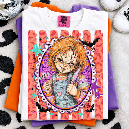 READY TO SHIP dtf PREPPY HORROR gang sheet pre-cut