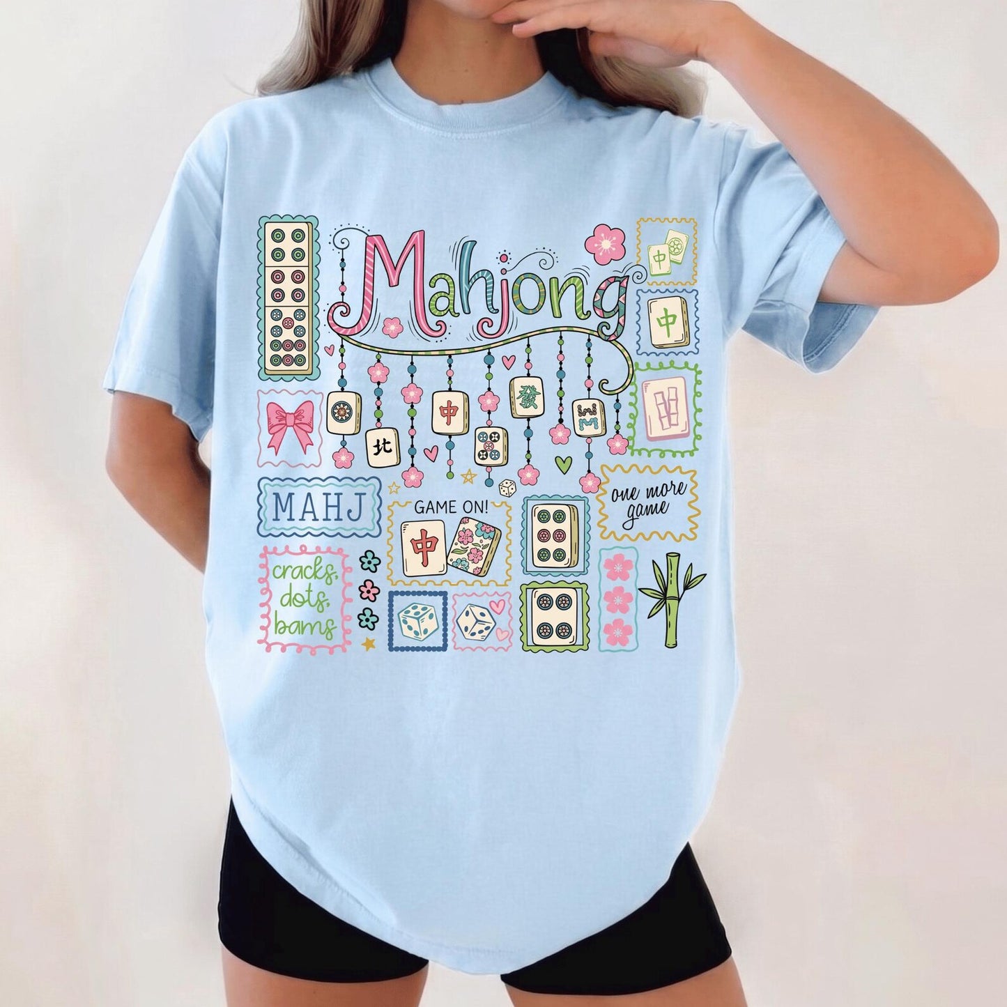 PRE-DESIGNED Mahjong gang sheet - DTF or Sublimation
