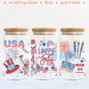 4th of July uv dtf wrap - 16oz Cup Wrap