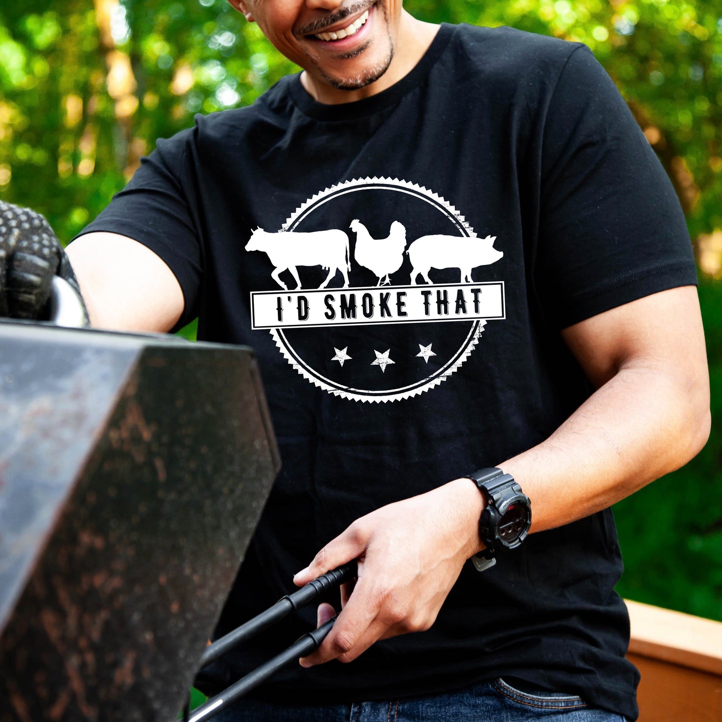 I'd smoke that screen print transfer