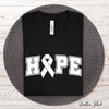 Hope cancer ribbon transfer