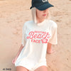 Resting beach face