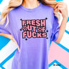 fresh out of f*cks full size *GLITTER PRINT*