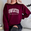 Sweater Weather screen print transfer