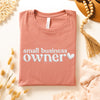 PUFF PRINT small business owner WHITE