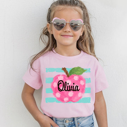 semi-custom pink apple - 1 font color (design set up only)