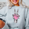 skellie heart hand *clear film matte*