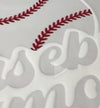 BASEBALL mom multi-dimensional PUFF PRINT