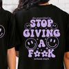 dear person behind me stop giving a f**k