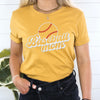 BASEBALL mom multi-dimensional PUFF PRINT