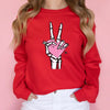 skellie heart hand *clear film matte*