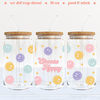 choose happy pastel uv dtf - 16oz Cup Wrap